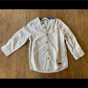 H&M Button Up Textured Cotton